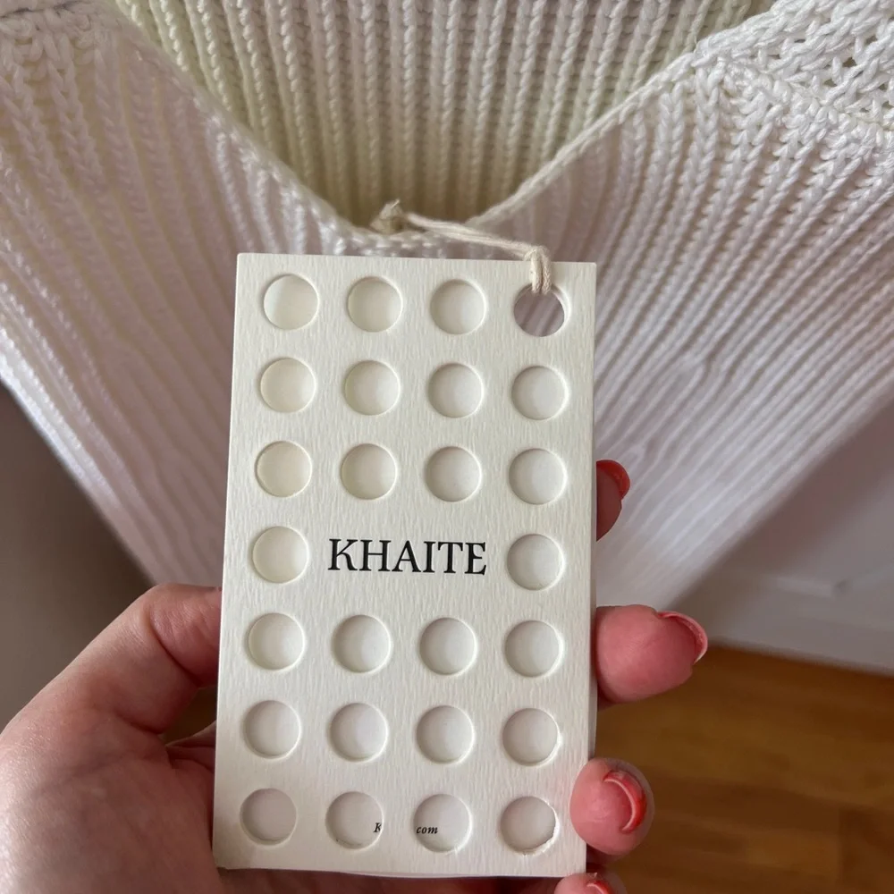 Khaite Alessia Ivory Knit Dress sz S - Picture 5 of 7